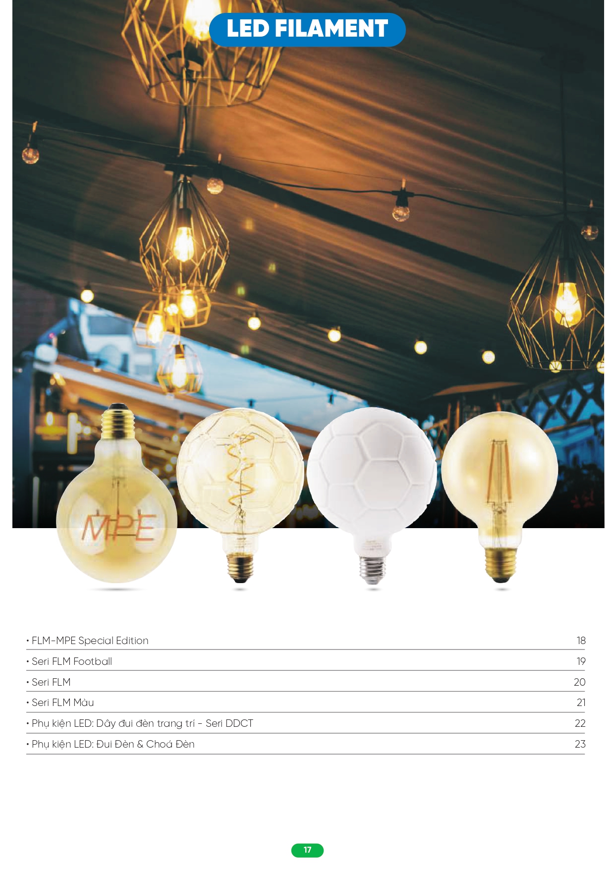 Bảng giá đèn LED MPE 2026